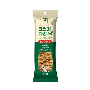 New 브리더랩 크런치 치킨칩 닭가슴살&amp;김 80G